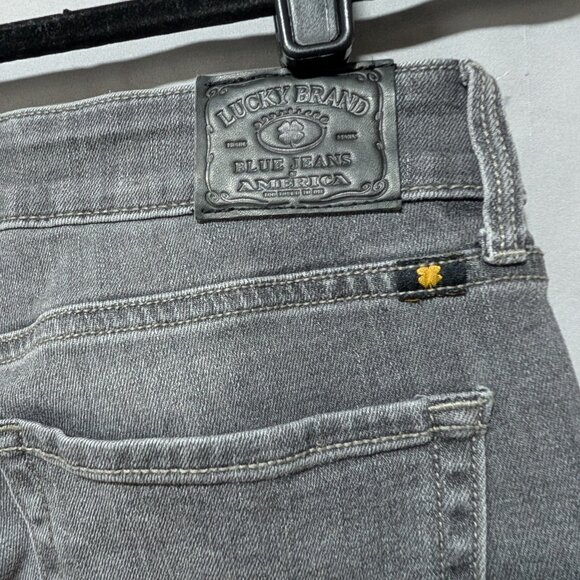 Lucky Brand Women's Gray Faded Wash Lolita Skinny Jeans Stretch Denim Size 4‎ - Picture 6 of 9